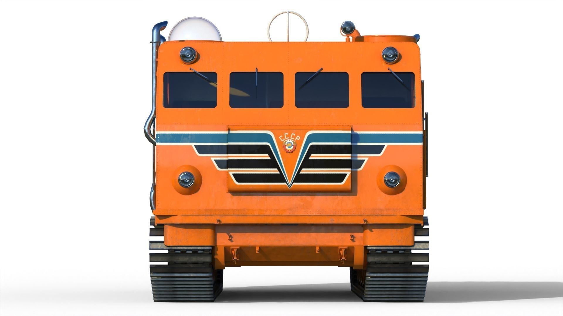 Kharkovchanka Soviet Antarctic Cruisers STT 3D model_1