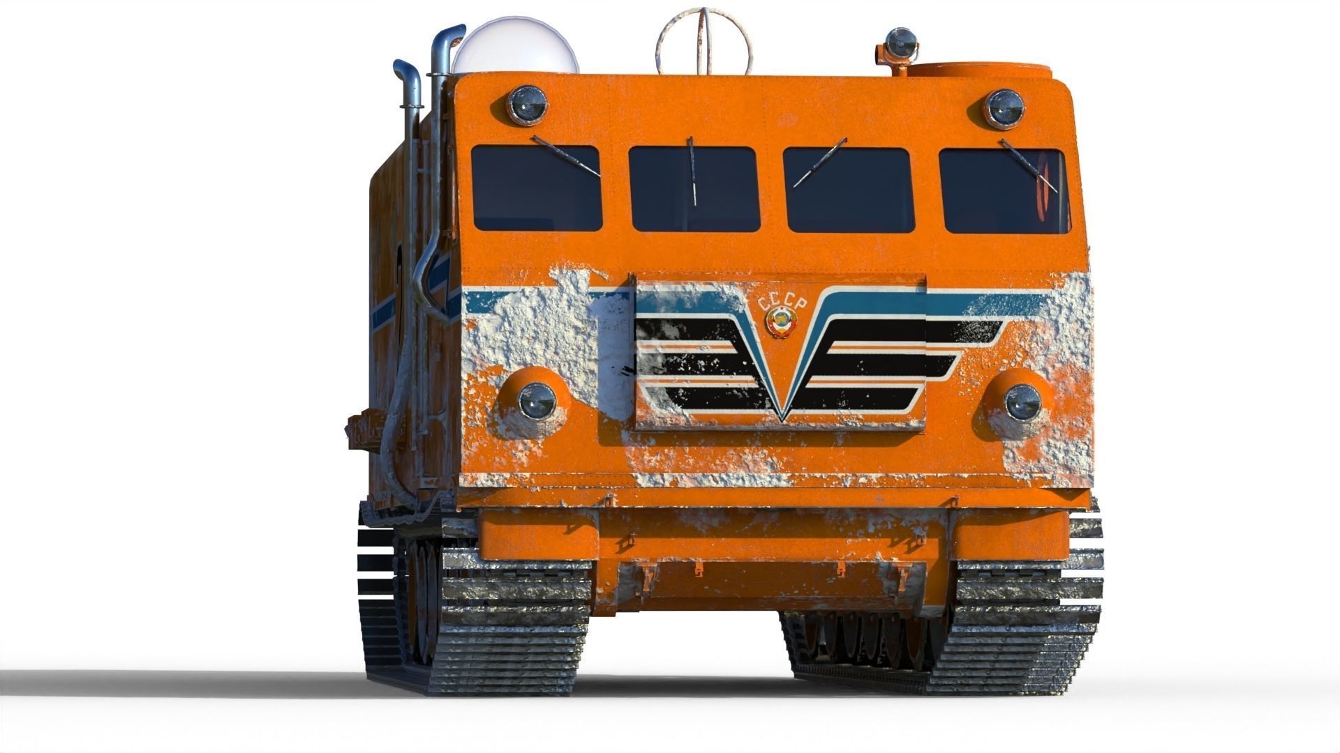 Kharkovchanka Soviet Antarctic Cruisers STT 3D model_13