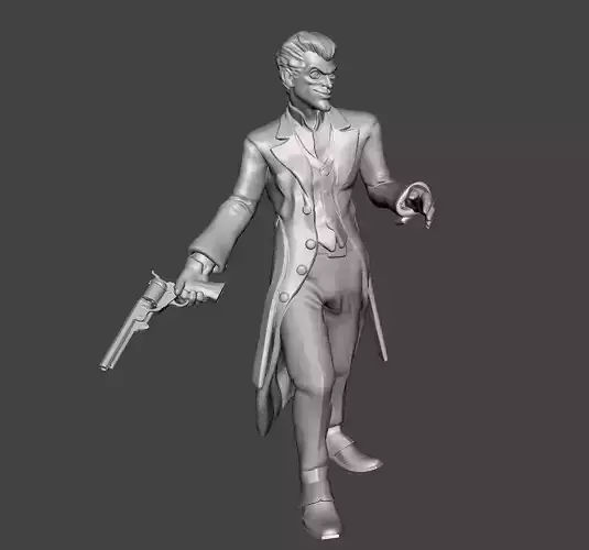 joker 3d model for 3d printing 