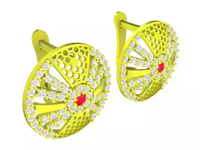 5997 Diamond Earrings 
