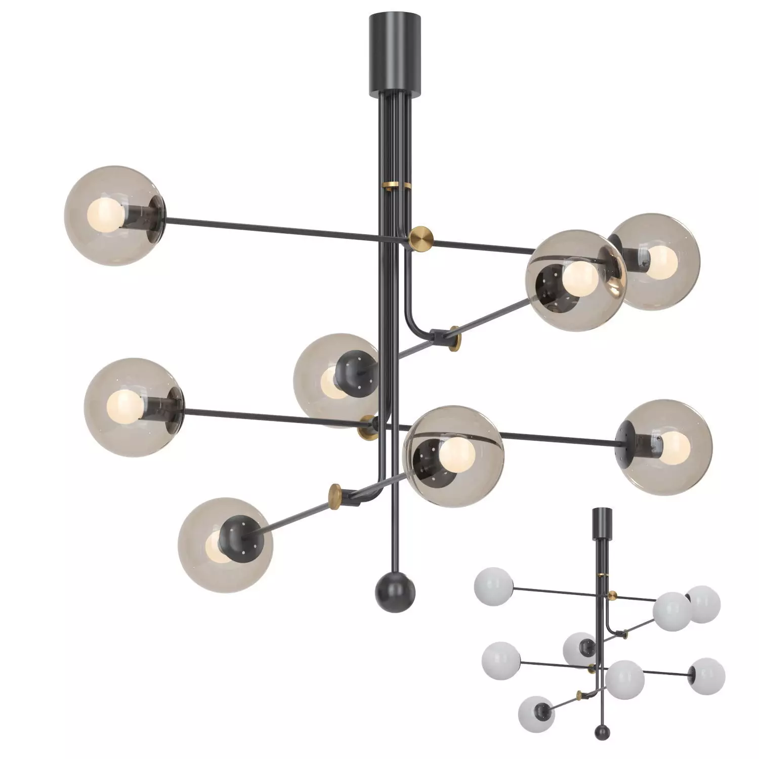 chandelier Base Roof 8 3D model