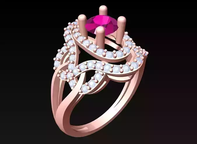 Diamond Ring - Womens Rings - N190