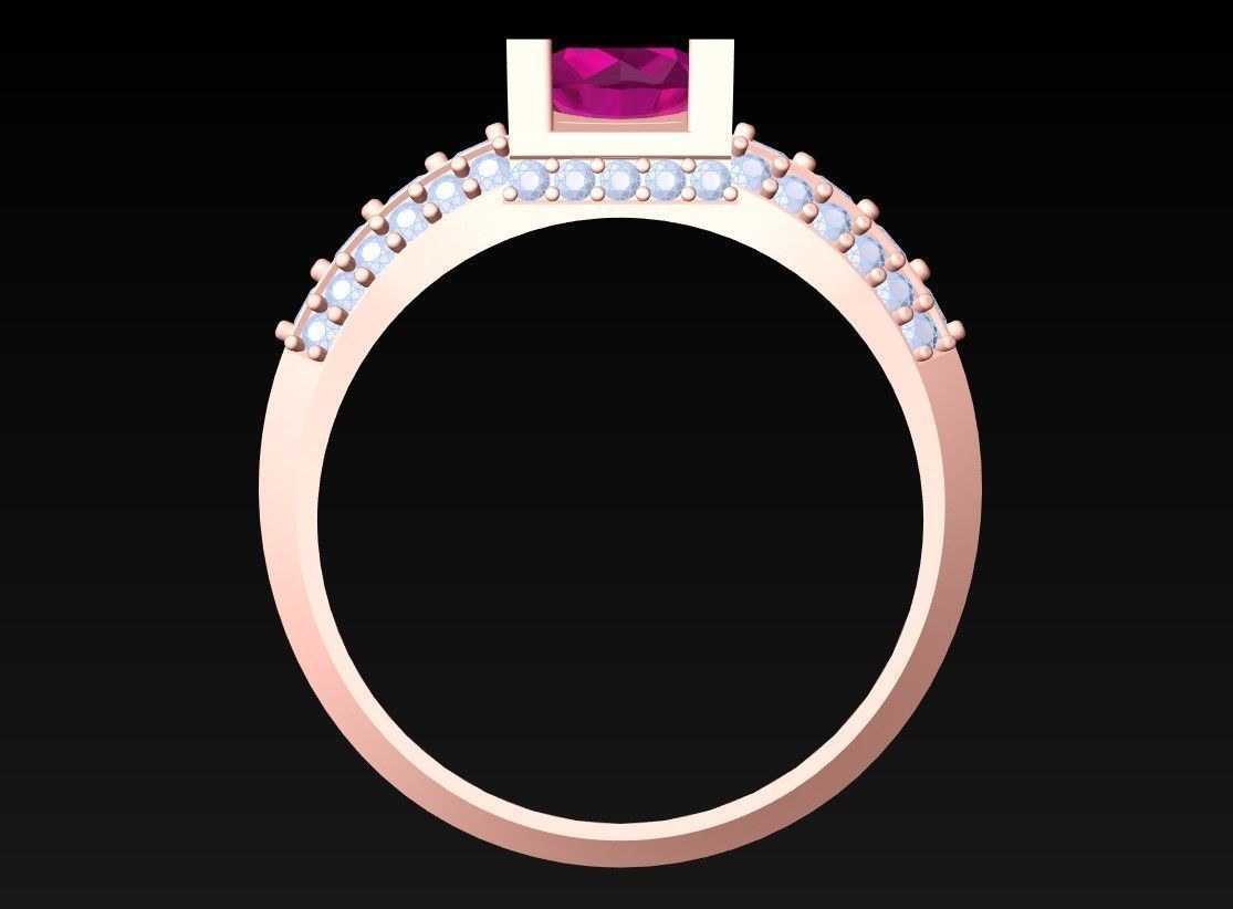 Diamond Ring - N3612 3D print model_6