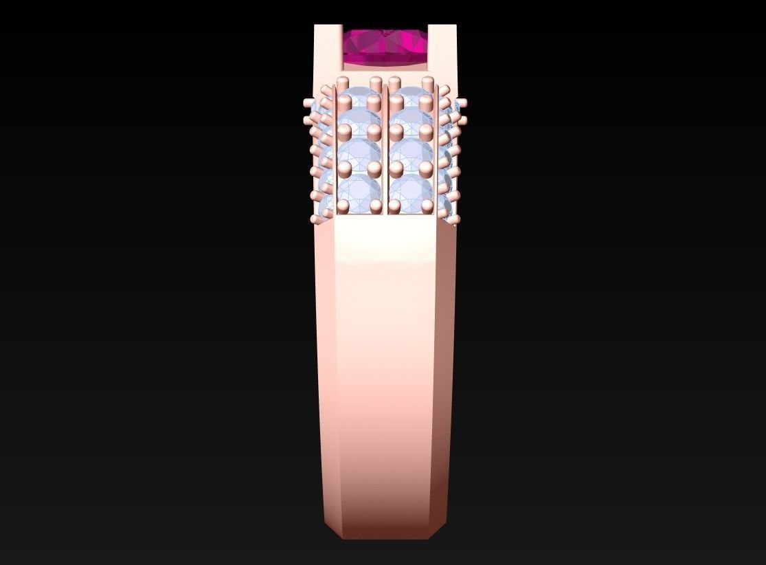 Diamond Ring - N3612 3D print model_5