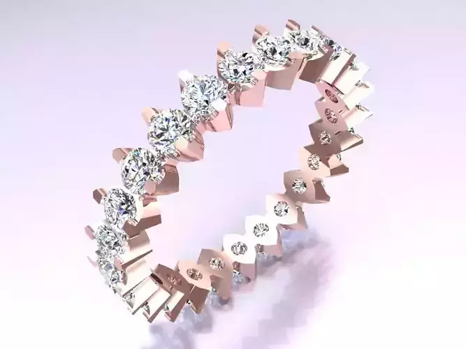 Diamond Ring  - N3873 - 17mm