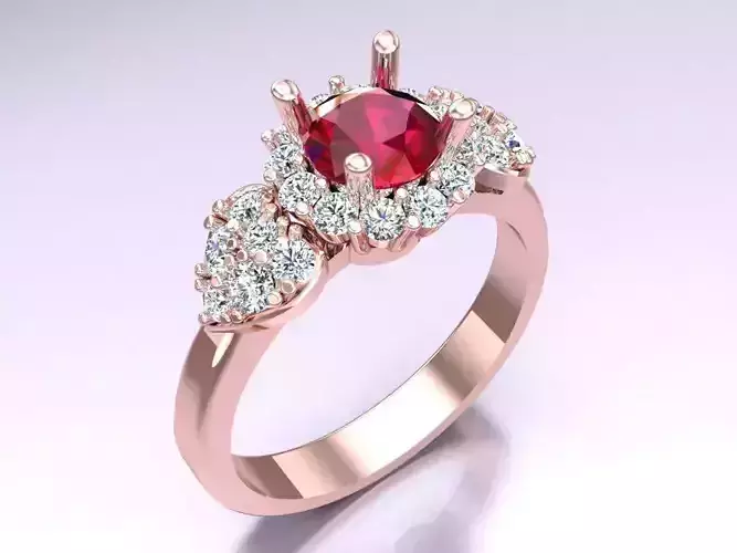 Heart Ring - Womens Rings - N3024 16mm