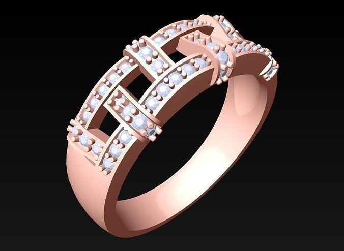 Diamond Ring  - N4330 3D print model