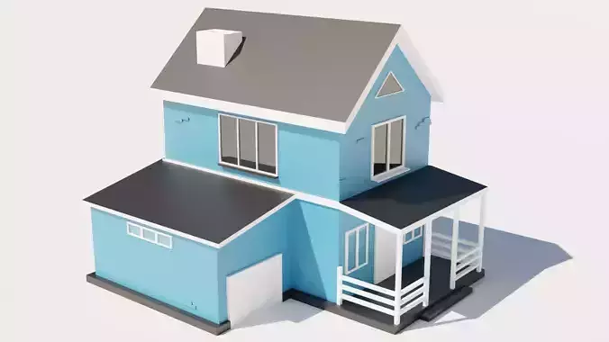 American house 3d model