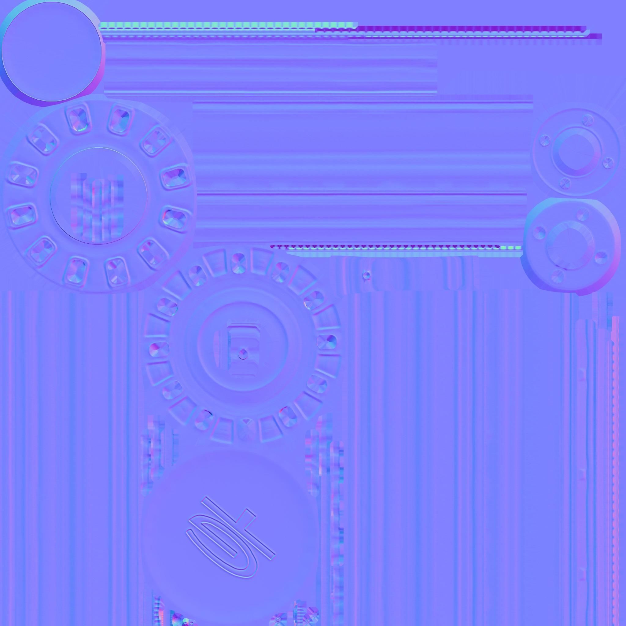 Legendary Wheel Co GT8 Wheel Charcoal GT 3D model_15