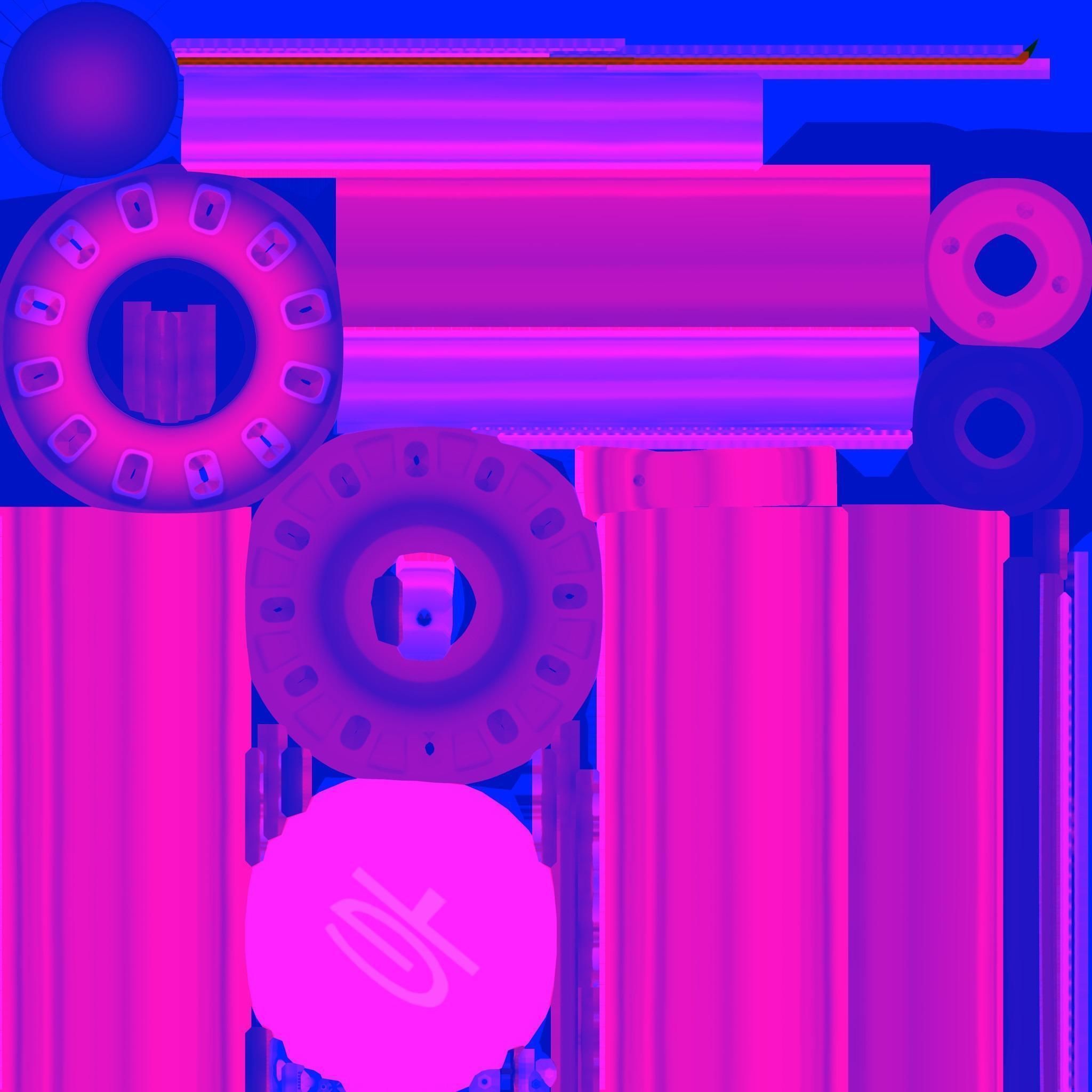 Legendary Wheel Co GT8 Wheel Charcoal GT 3D model_14