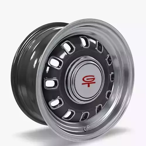 Legendary Wheel Co GT8 Wheel Charcoal GT 3D model