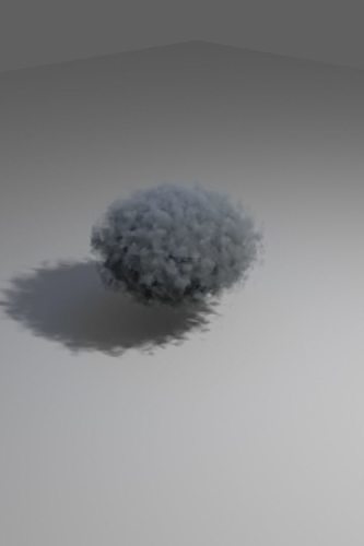 Cloud by geo nodes Free 3D model