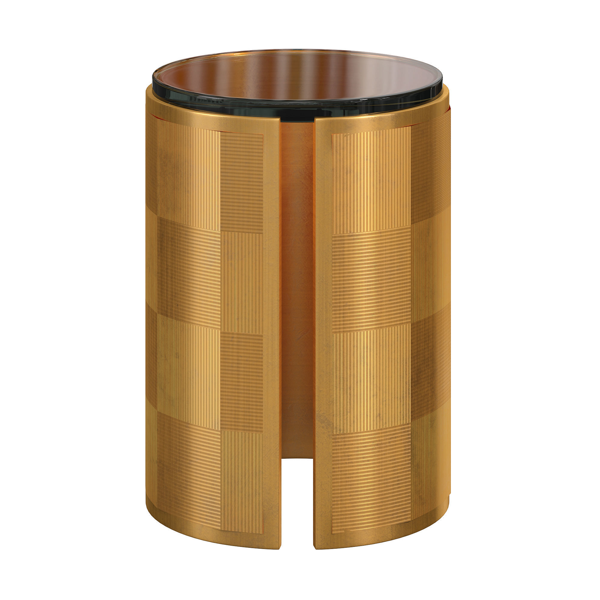 WEAVE SIDE TABLE by bakerfurniture 3D model_1