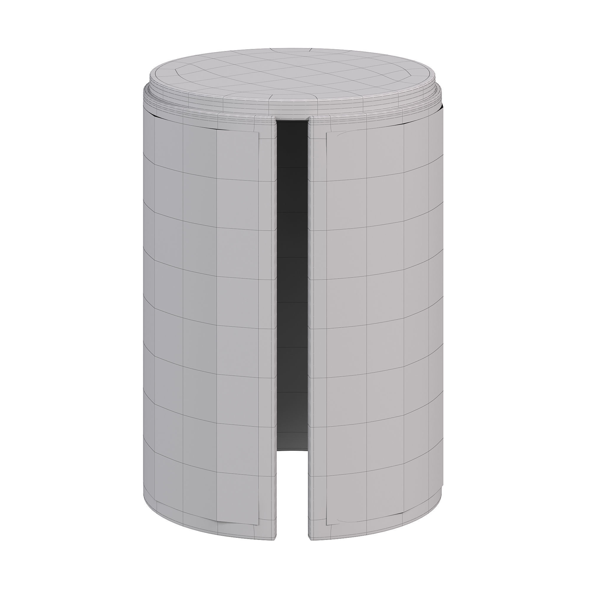 WEAVE SIDE TABLE by bakerfurniture 3D model_3