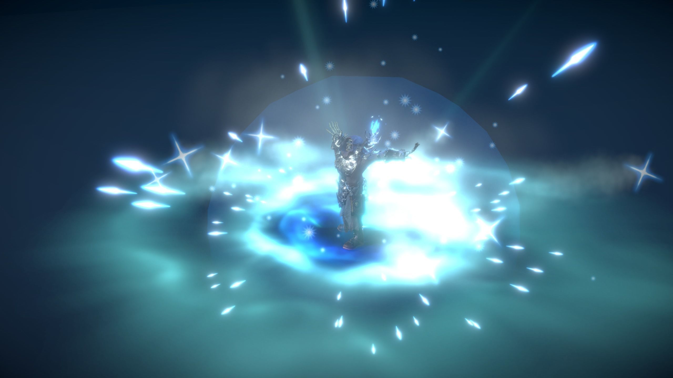 Skeleton Dark Mage Low-poly 3D model_4