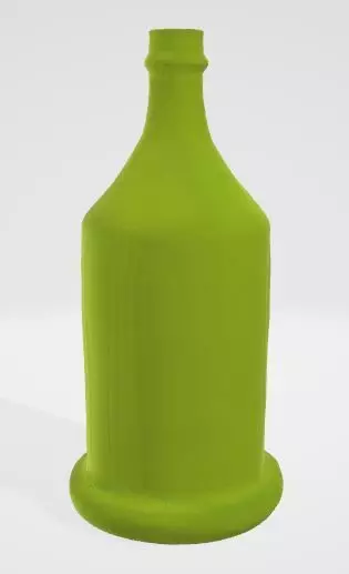 AI Bottle Free 3D model