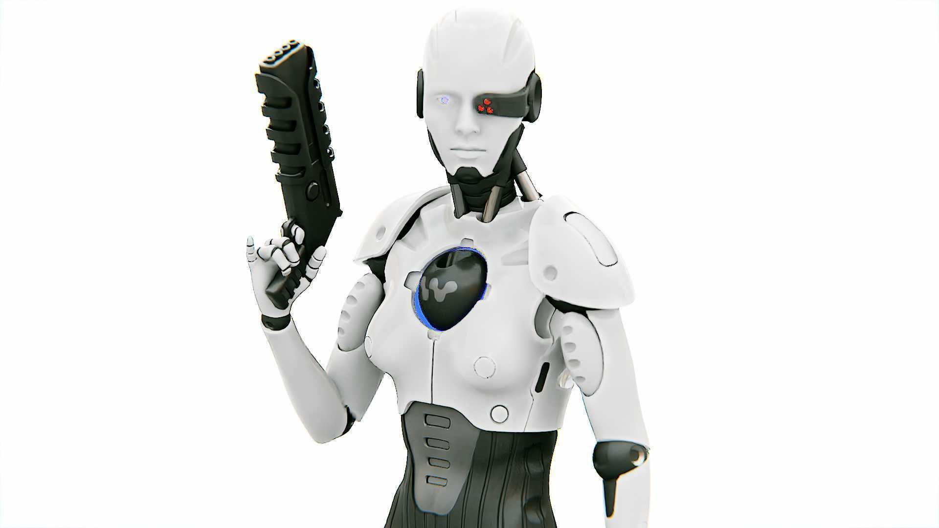 ANDROID OMEGA-B   RIGGED 3D model_12