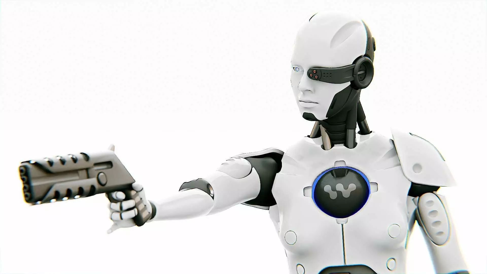 ANDROID OMEGA-B   RIGGED 3D model_0