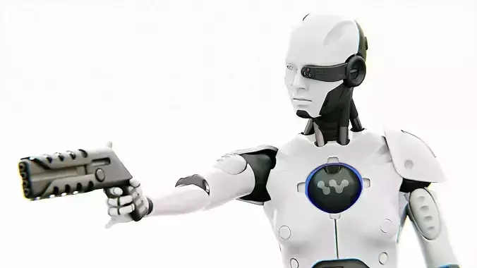 ANDROID OMEGA-B   RIGGED 3D model
