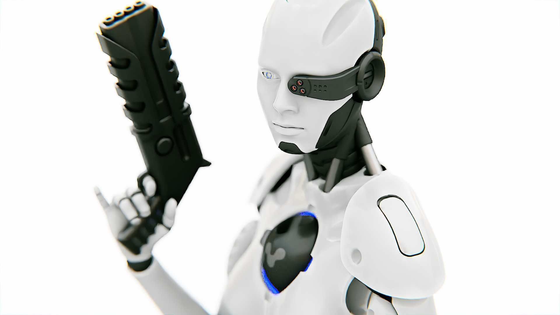 ANDROID OMEGA-B   RIGGED 3D model_13