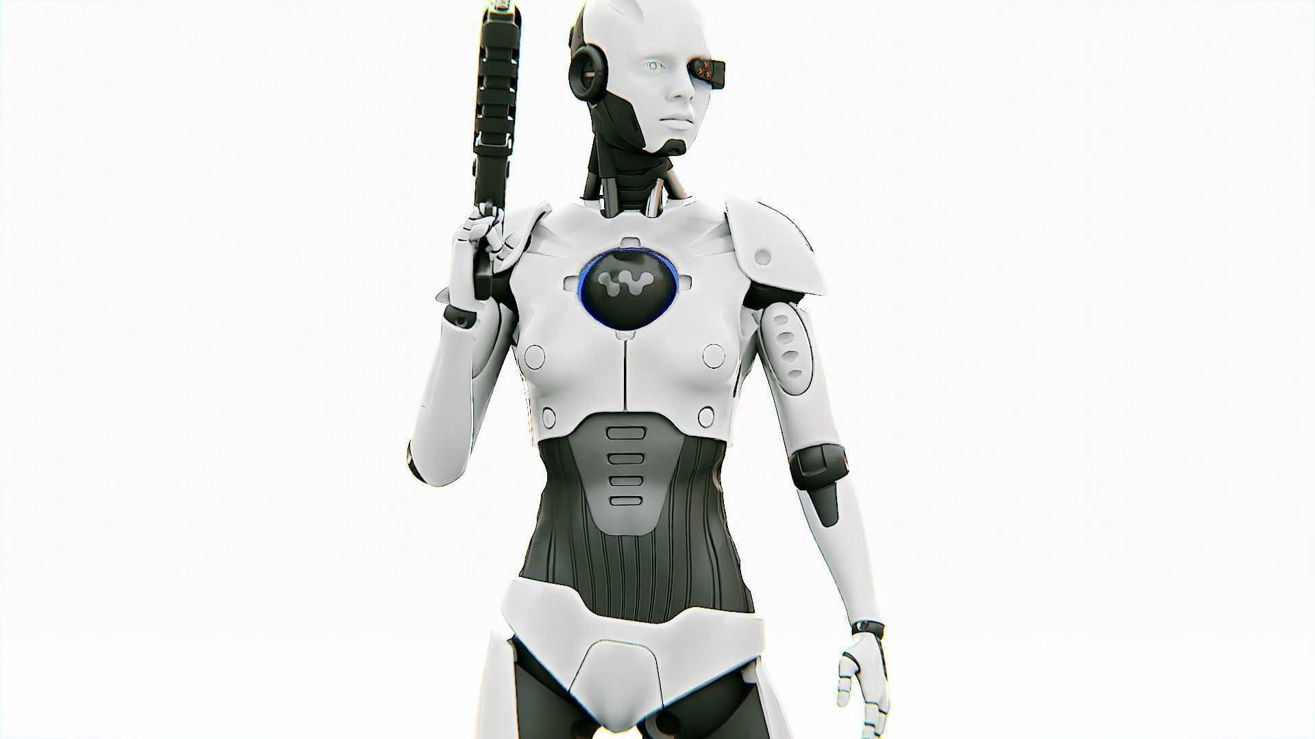 ANDROID OMEGA-B   RIGGED 3D model_23