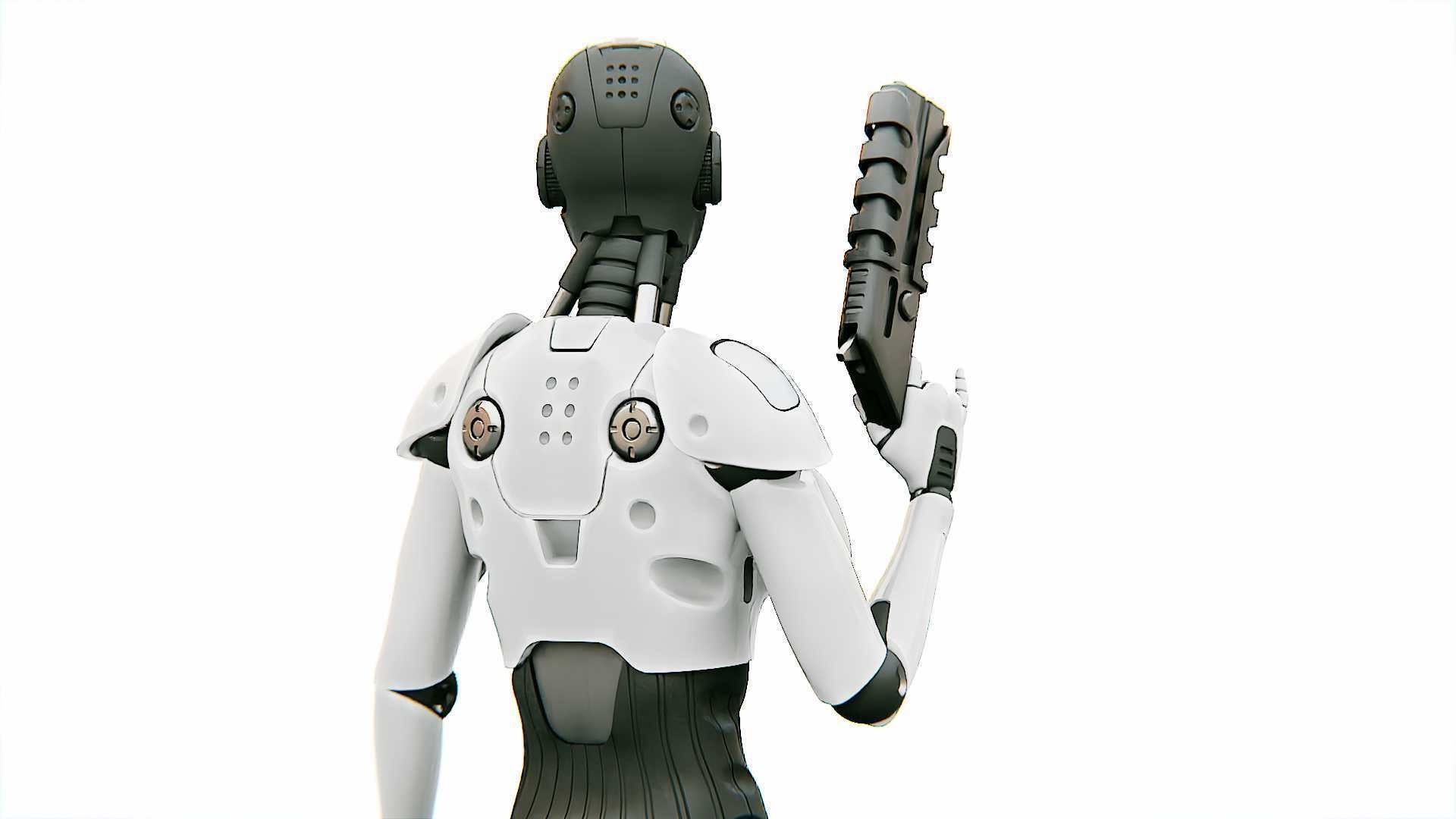 ANDROID OMEGA-B   RIGGED 3D model_16