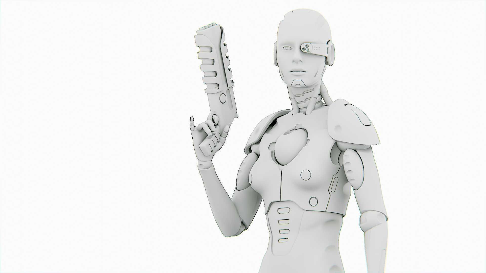 ANDROID OMEGA-B   RIGGED 3D model_31