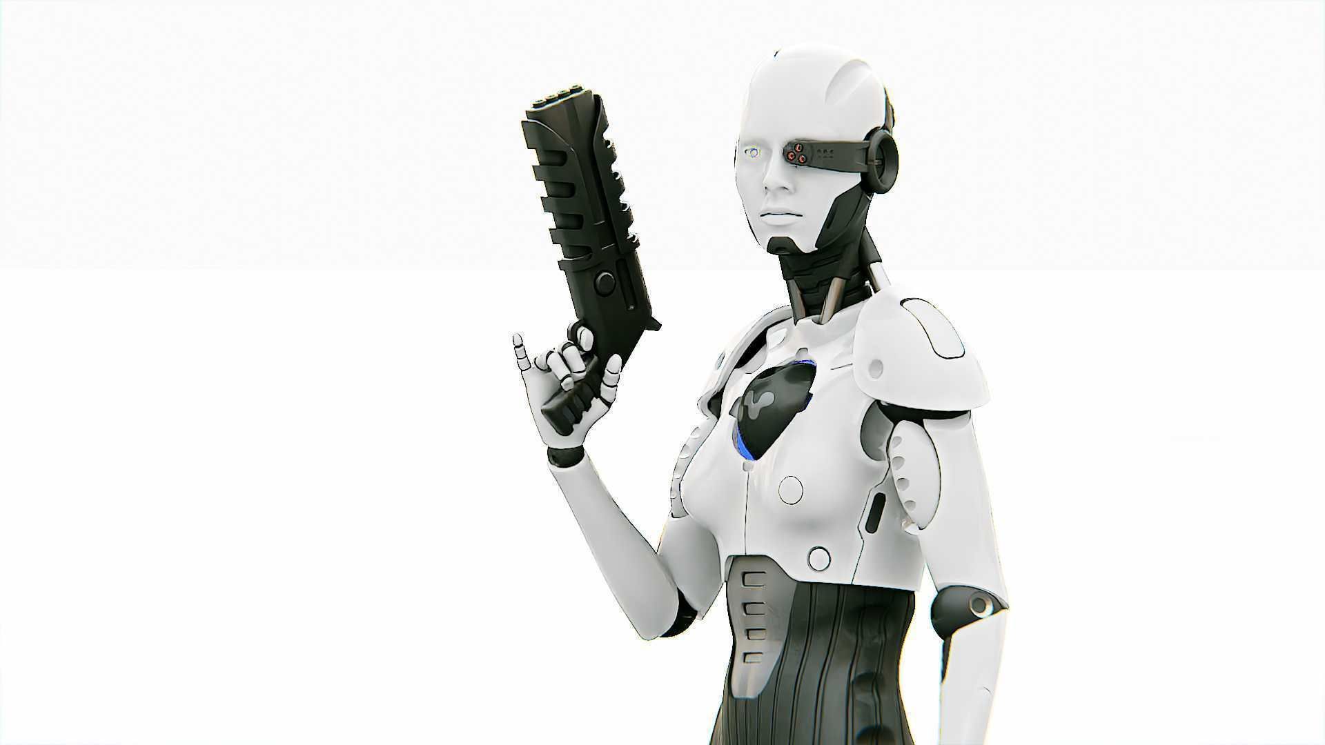 ANDROID OMEGA-B   RIGGED 3D model_2