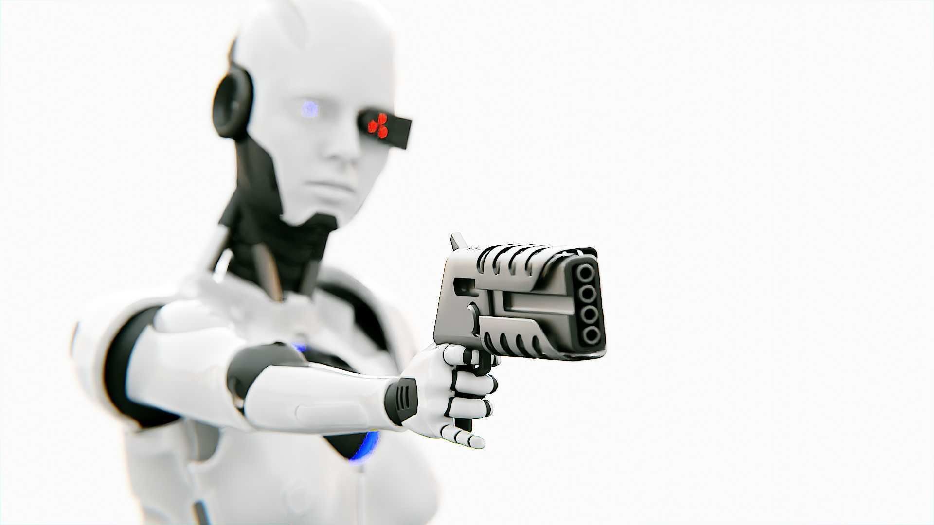 ANDROID OMEGA-B   RIGGED 3D model_28