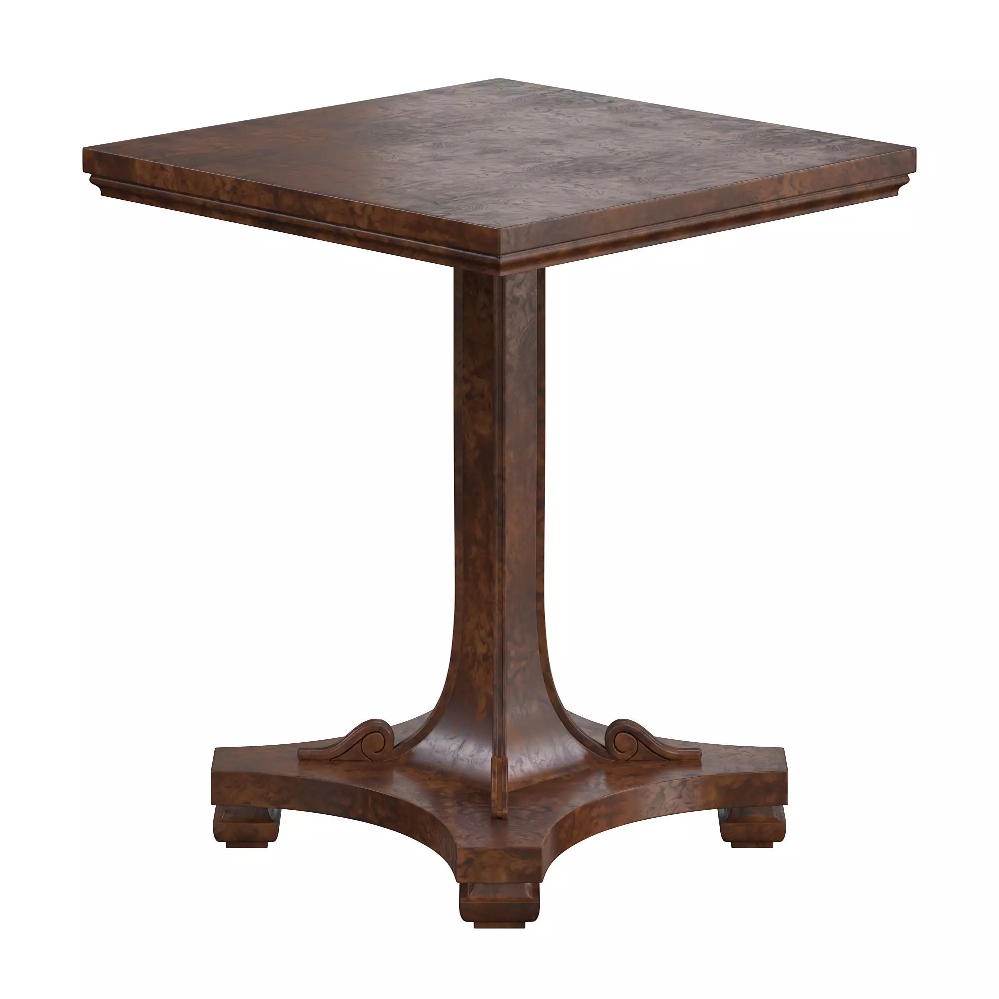 REGENCY PEDESTAL TABLE by bakerfurniture 3D model_0