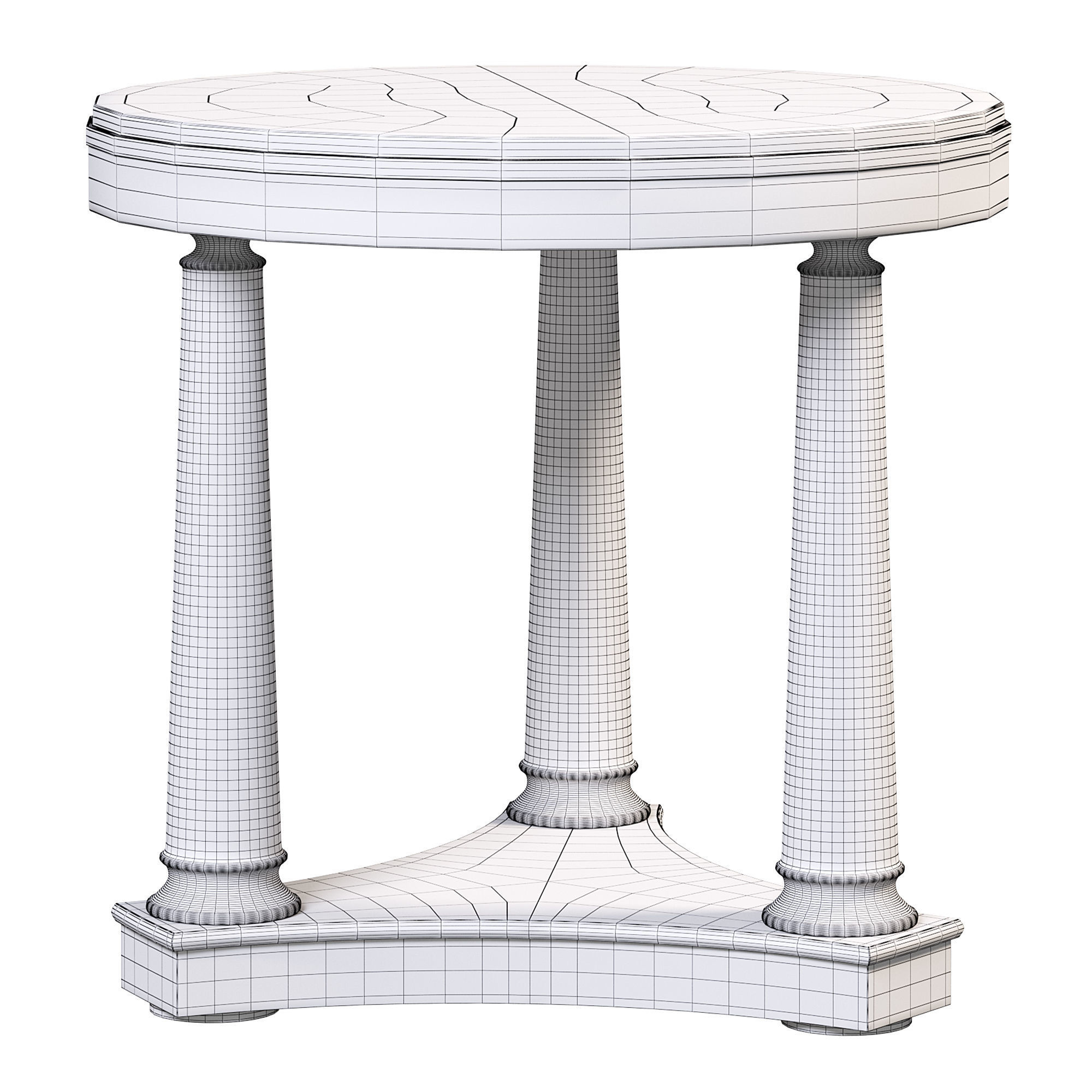 EMPIRE TABLE by bakerfurniture 3D model_3