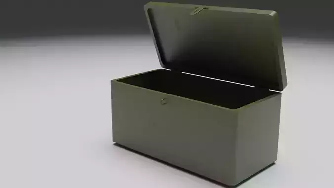 Animated Rusty Metal chest
