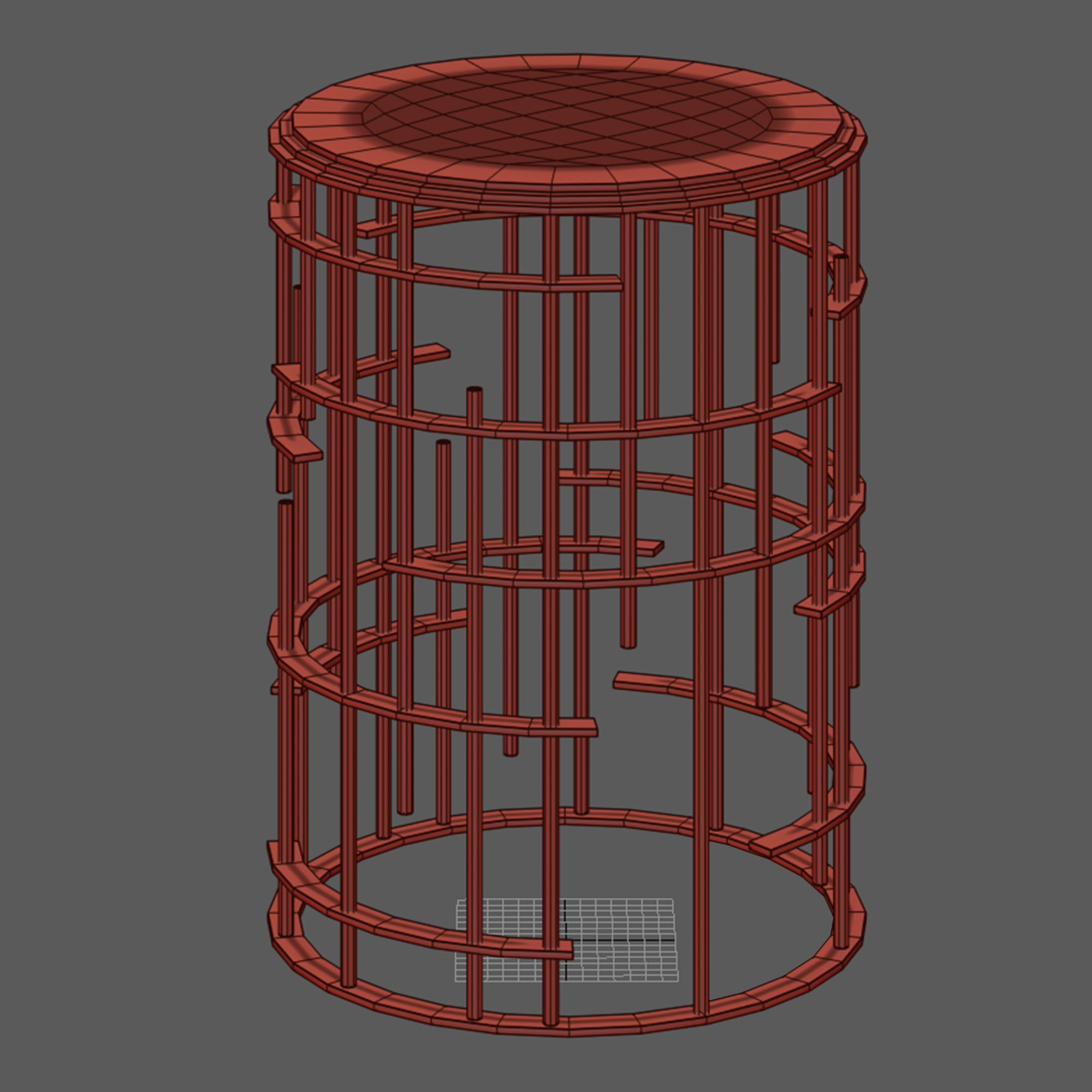 TIC TAC DRINK TABLE by bakerfurniture 3D model_6