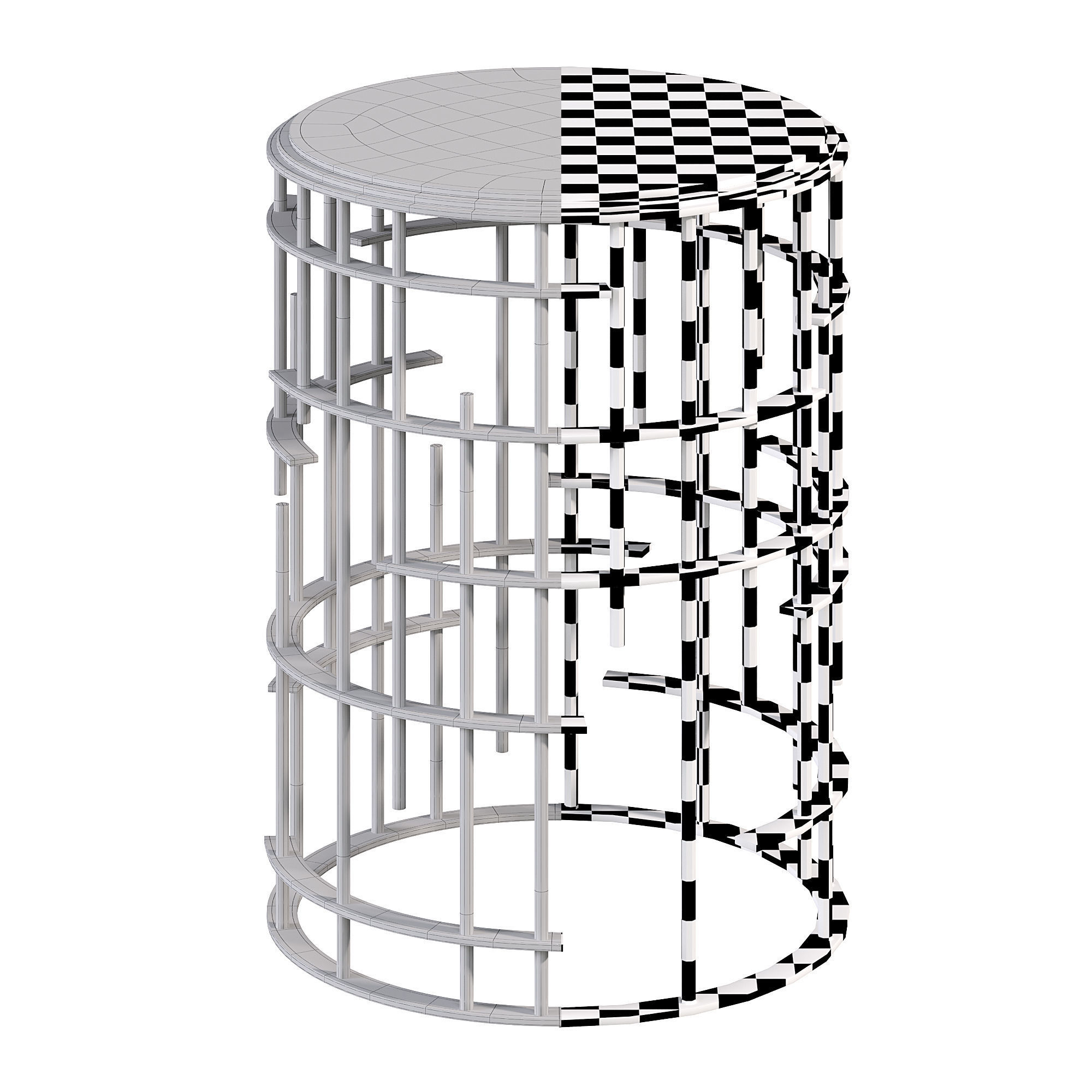 TIC TAC DRINK TABLE by bakerfurniture 3D model_5