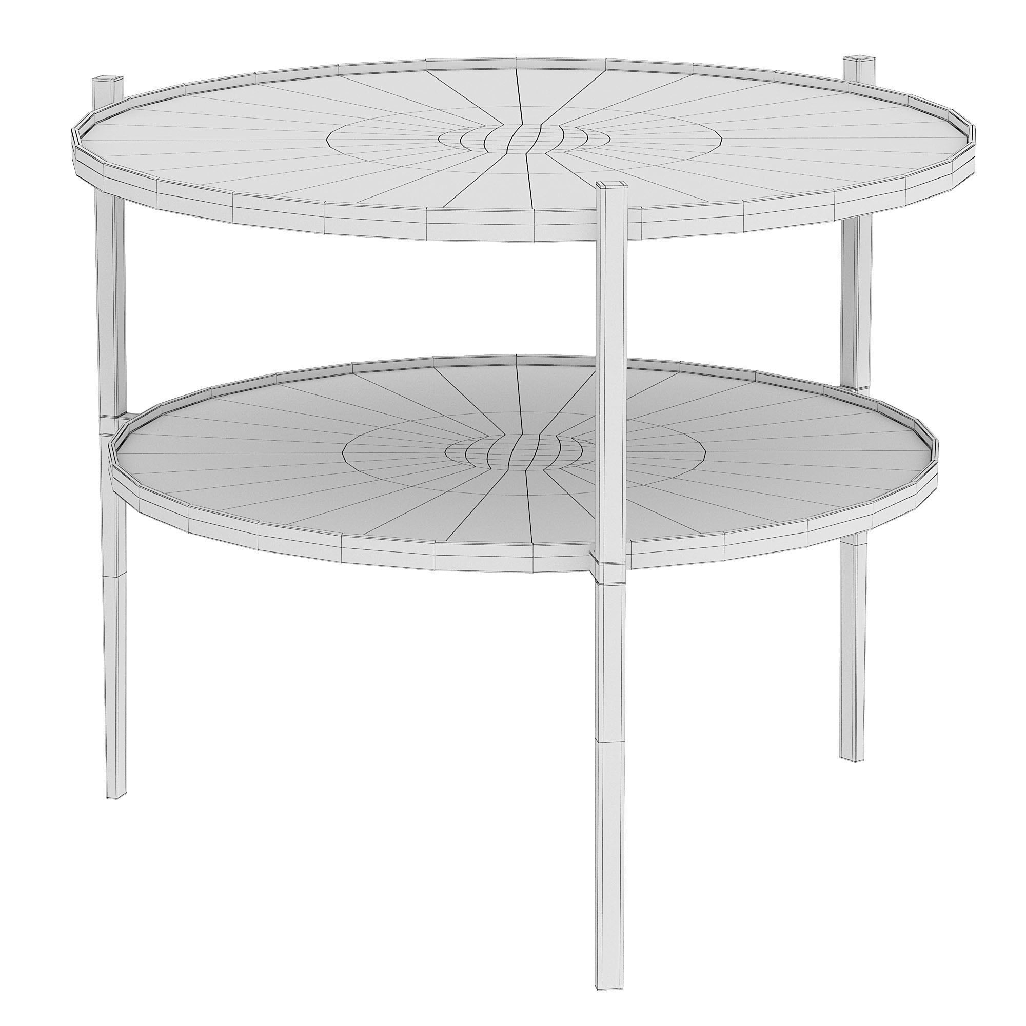 AGATE ROUND LAMP TABLE by bakerfurniture 3D model_3