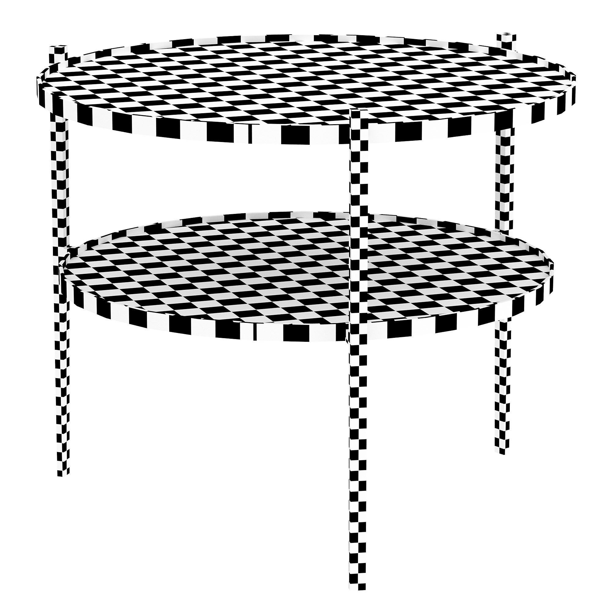 AGATE ROUND LAMP TABLE by bakerfurniture 3D model_4