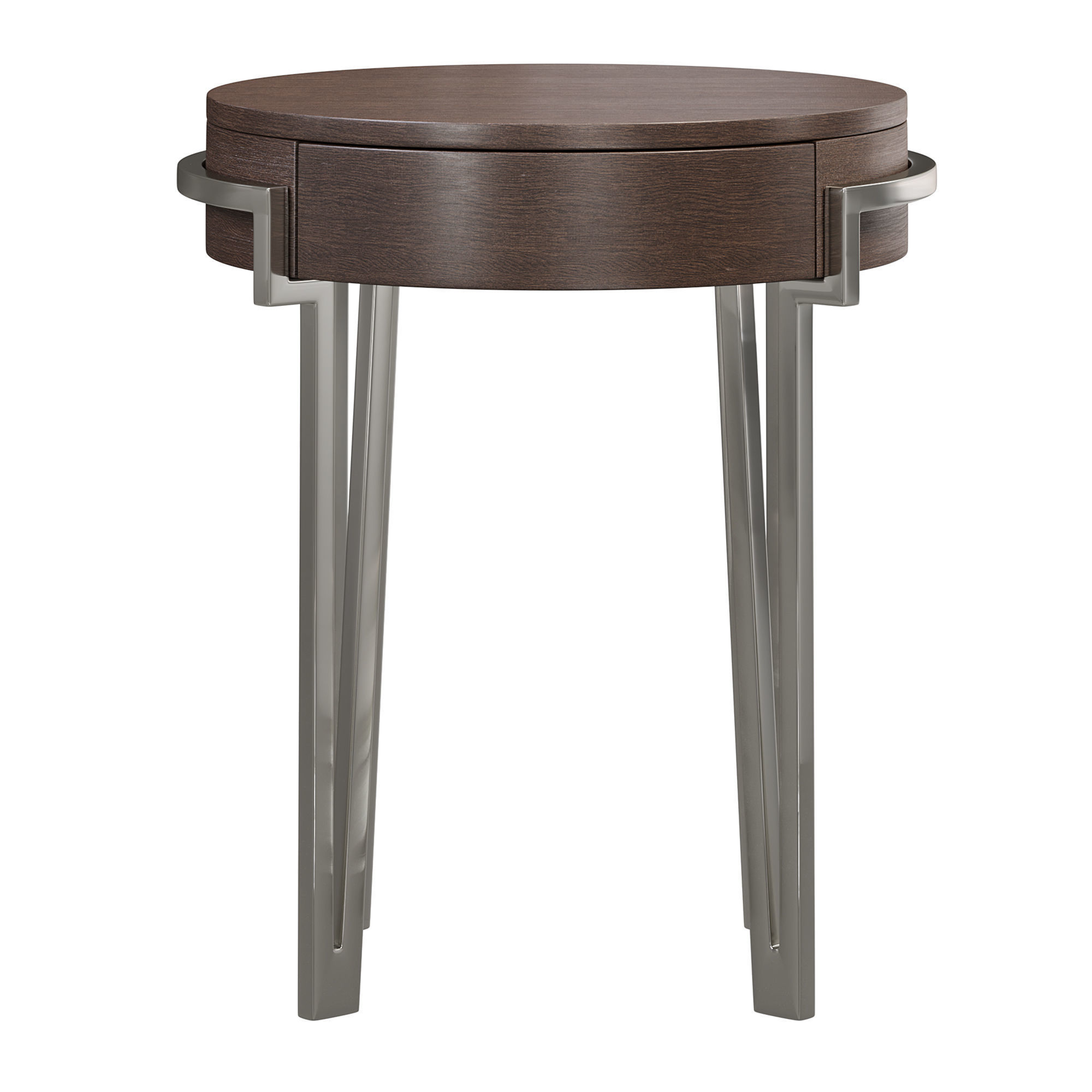 IRON EYE ROUND LAMP TABLE by bakerfurniture 3D model_1