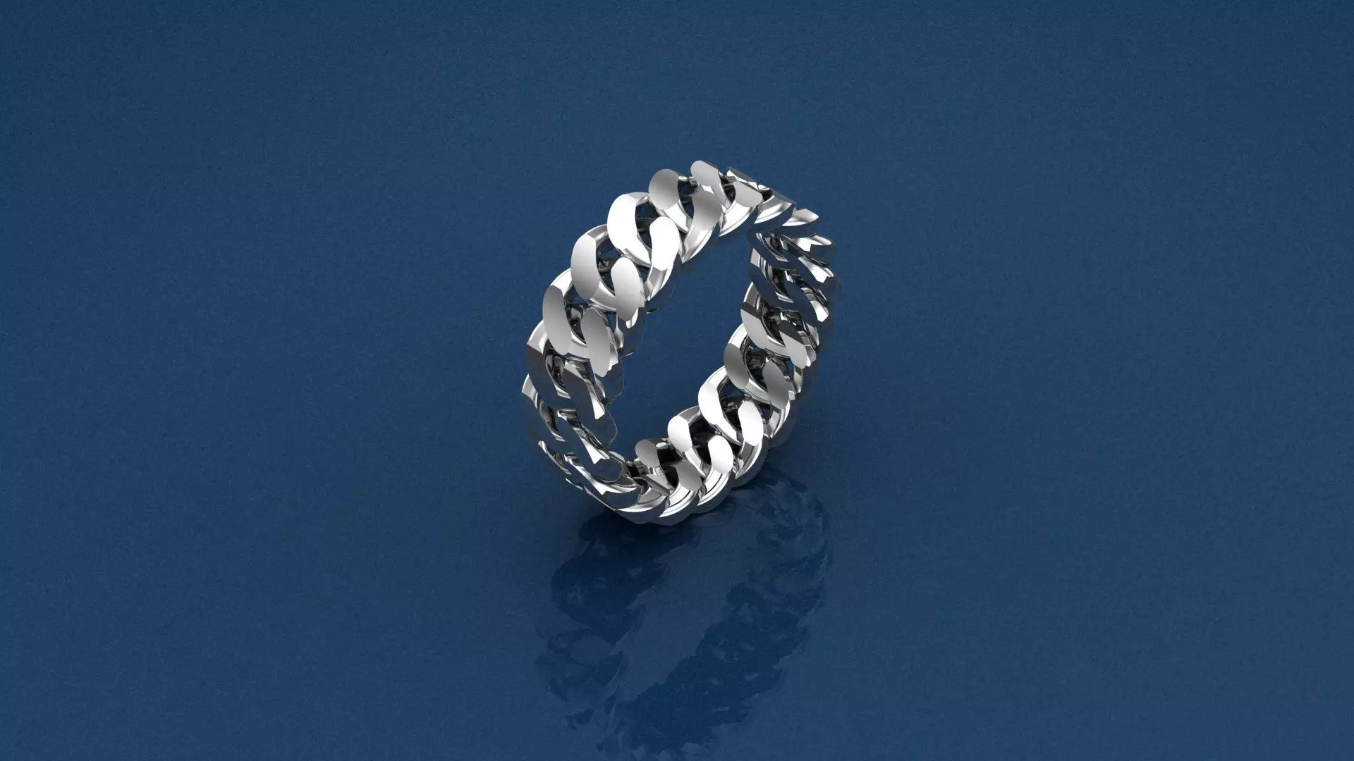 chain ring 3D print model_0
