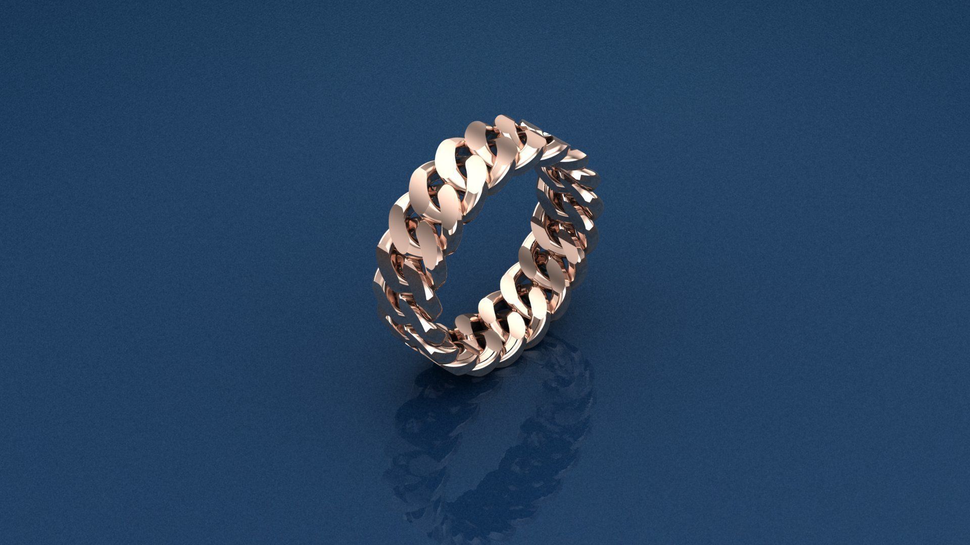 chain ring 3D print model_2