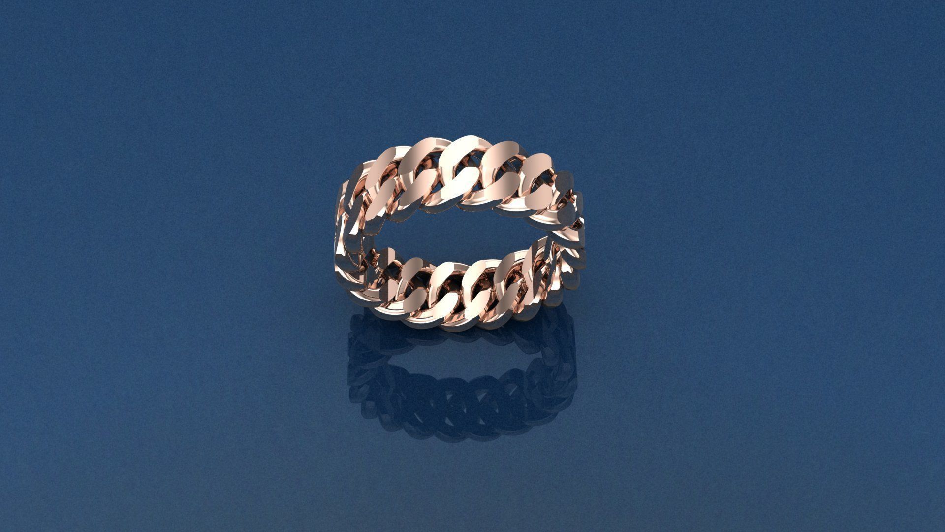 chain ring 3D print model_3