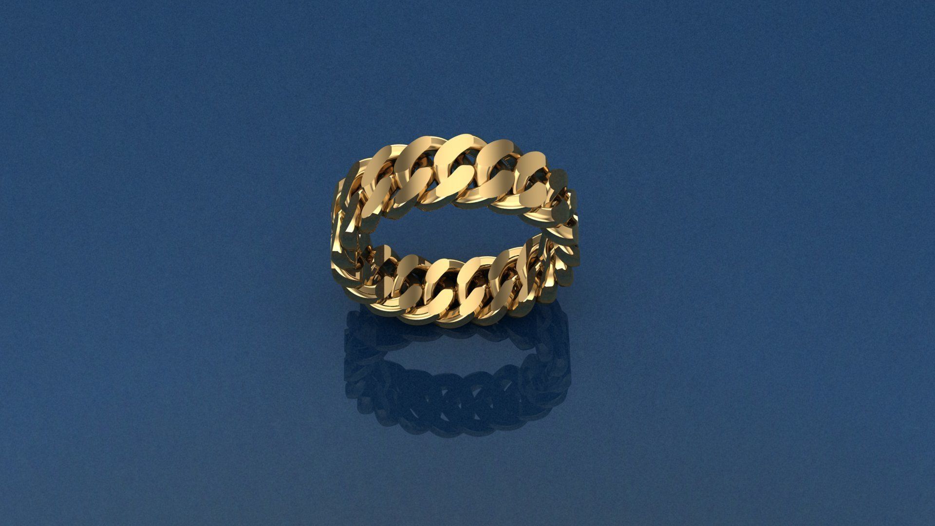 chain ring 3D print model_4