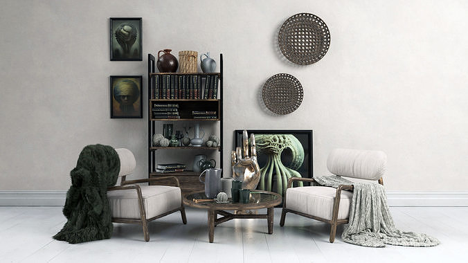 Archmodels vol 272 for 3dsmax - modern furniture sets 3D model 2