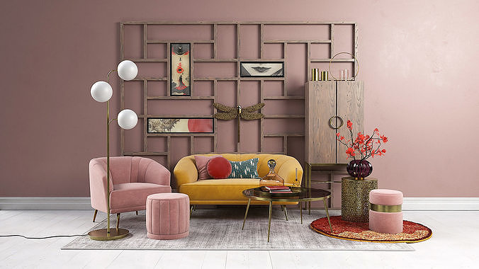 Archmodels vol 272 for 3dsmax - modern furniture sets 3D model 4