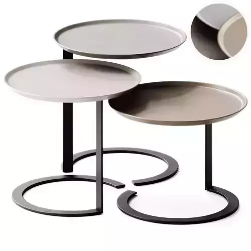 Christine Kroncke Interior Design TRIO 2 0 Side Tables
