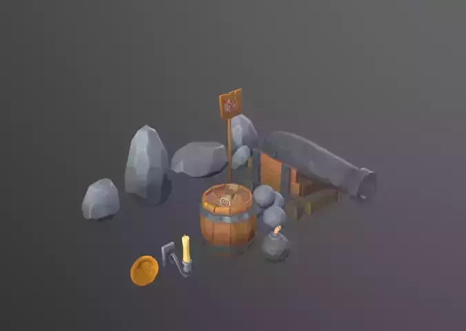 Pirate pack game ready assets