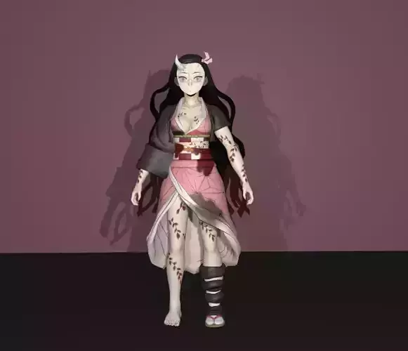 Nezuko Kamado awakened 3D model