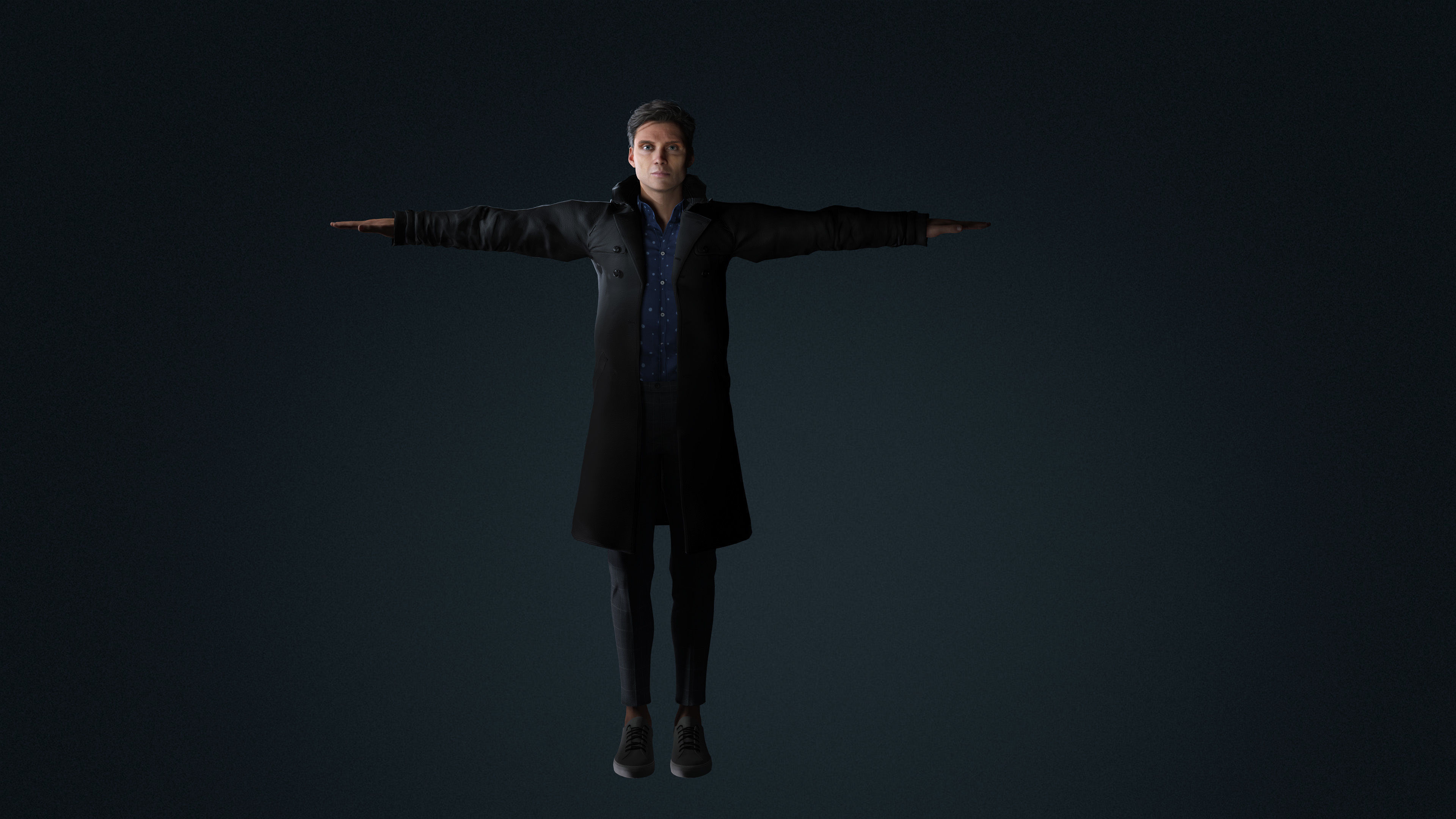 Cillian Murphy tommy shelby Character Low-poly 3D model_9
