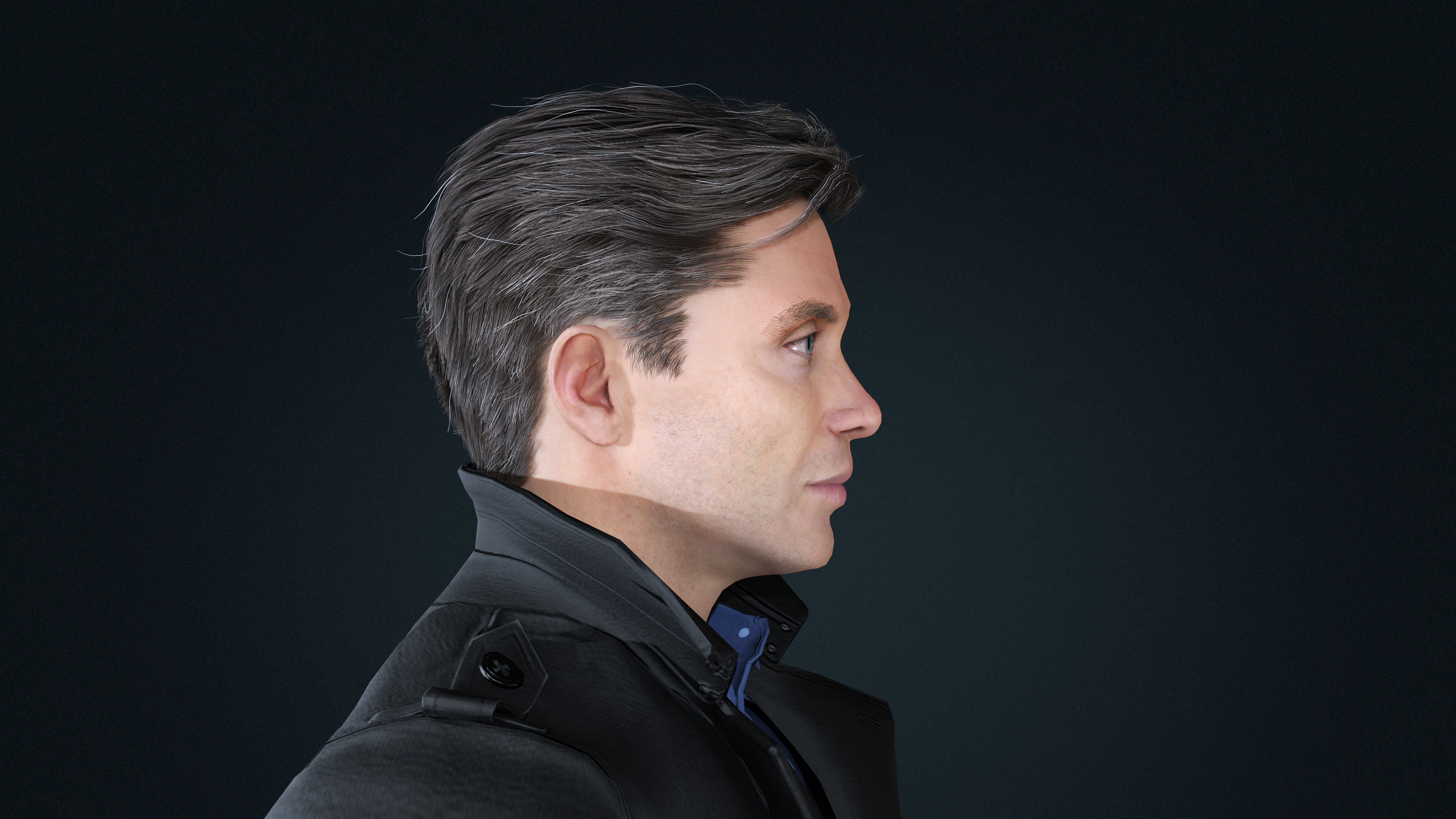 Cillian Murphy tommy shelby Character Low-poly 3D model_4