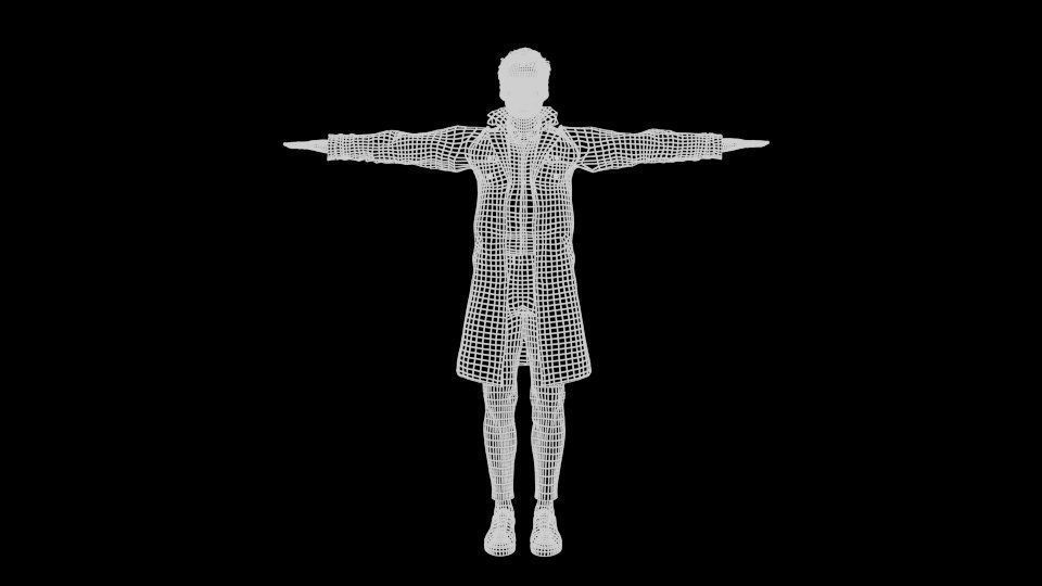 Cillian Murphy tommy shelby Character Low-poly 3D model_14