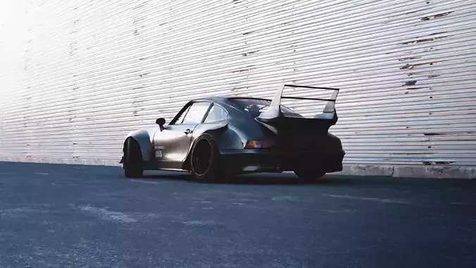 Industrial Automotive Render Scene Cinema 4D and FBX File 3D